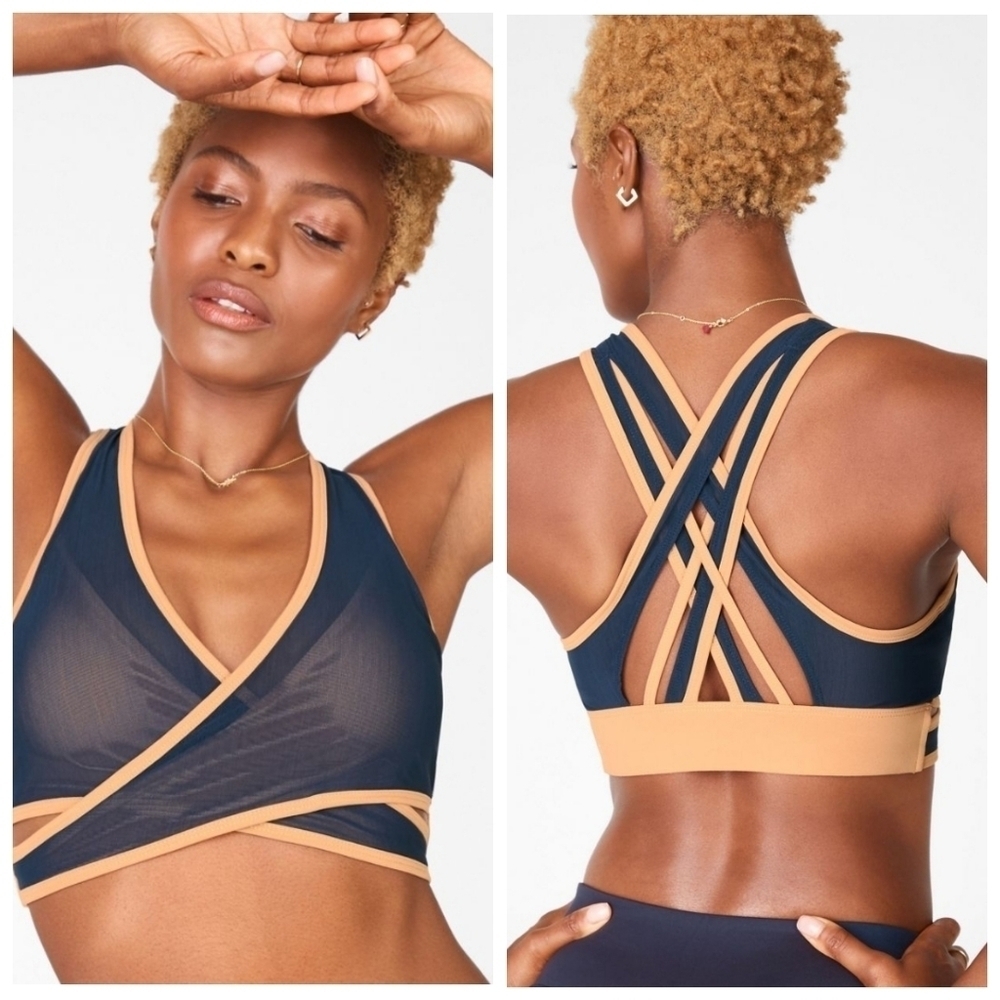 Fabletics sport Athletic criss cross bra‎ Size 2XL